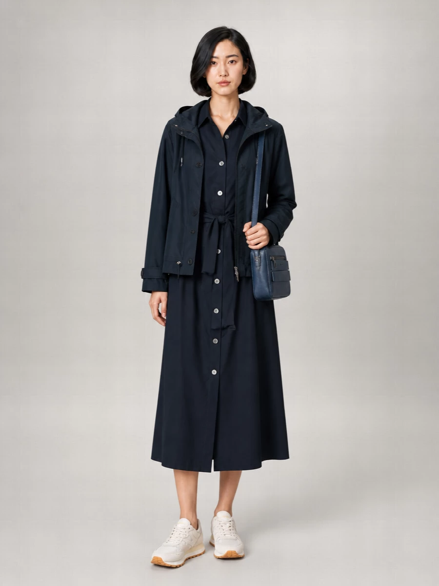 Woolrich Short Hooded Parka Jacket