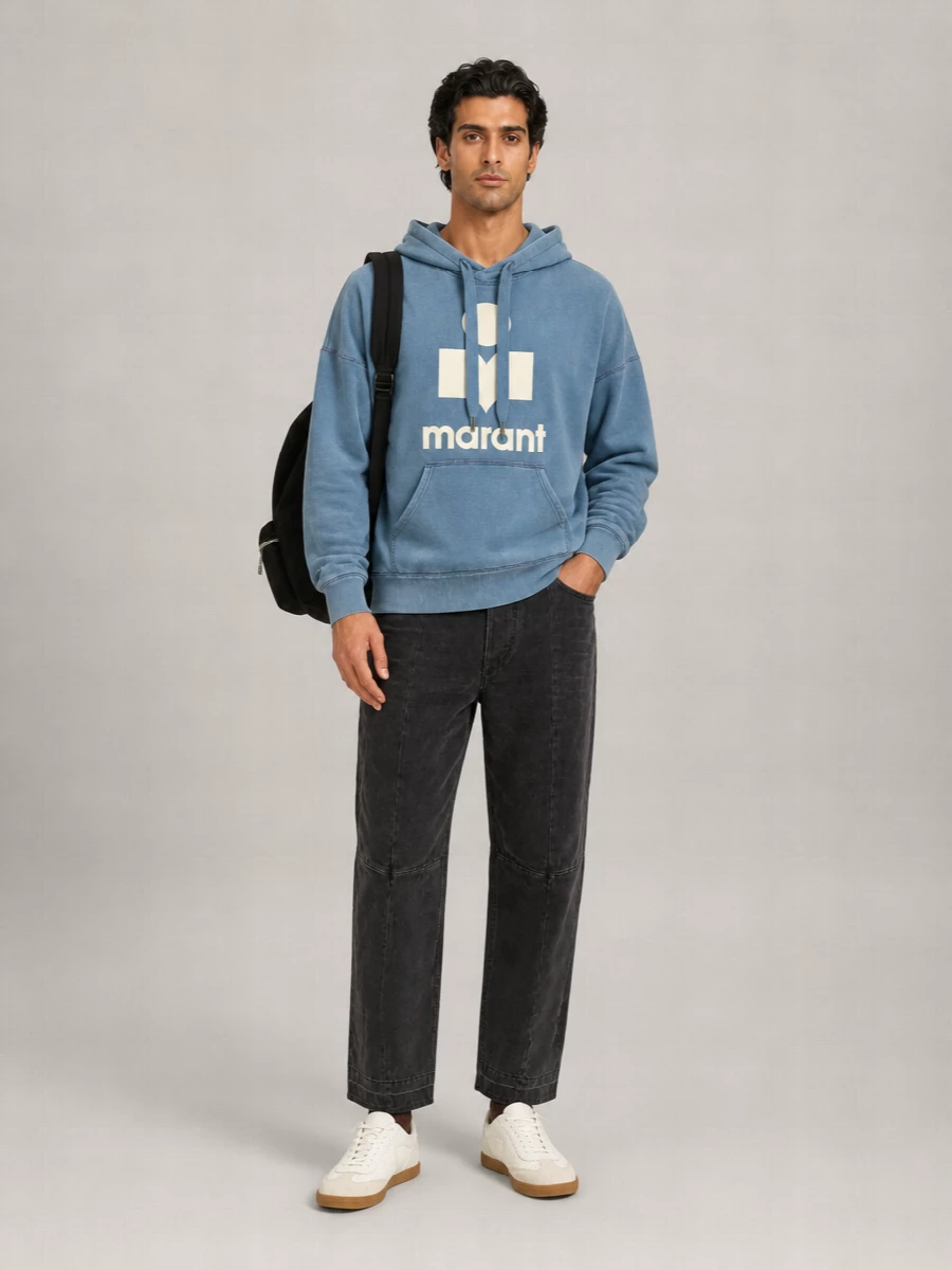 Isabel Marant Logo-Print Hoodie