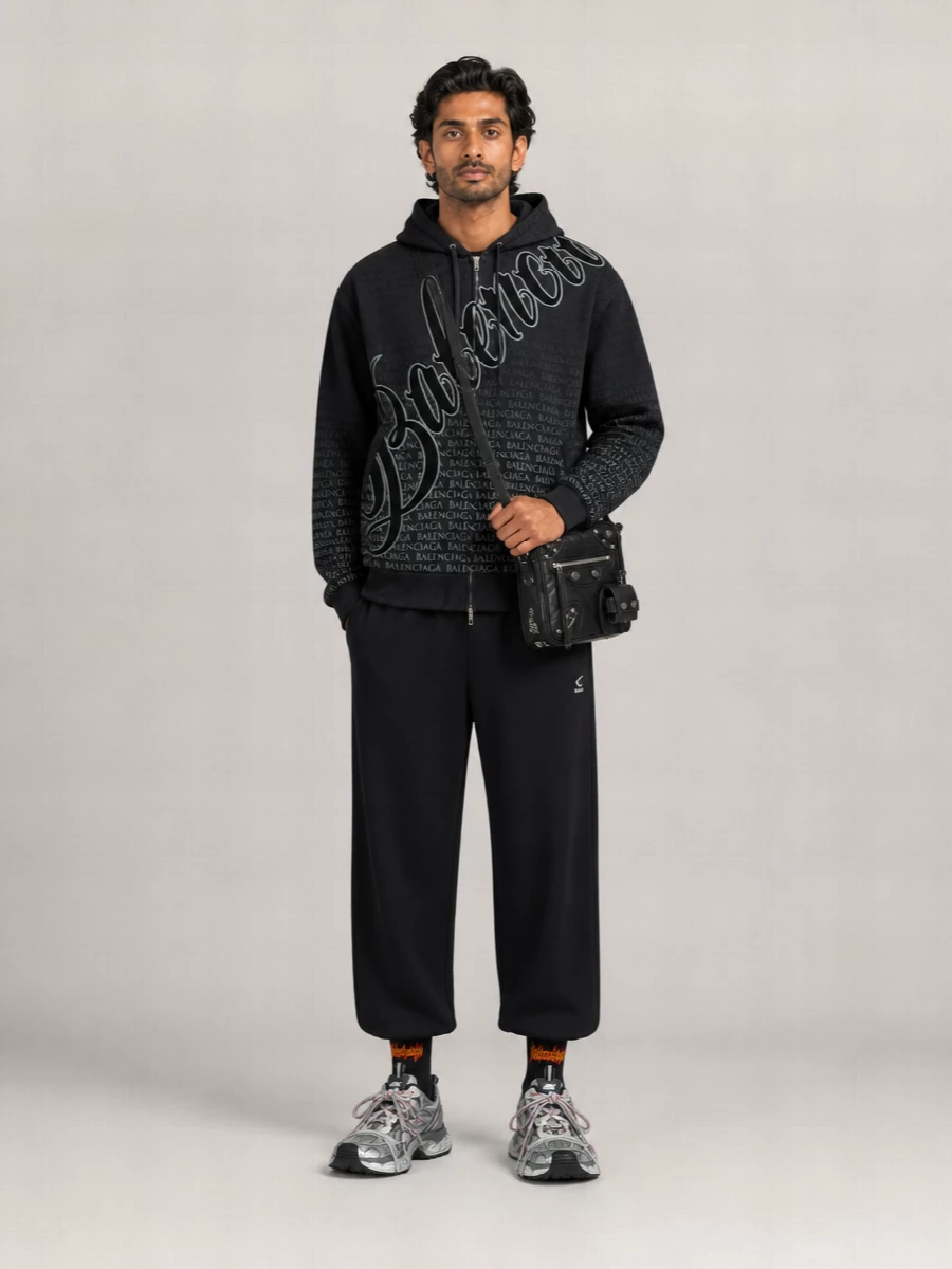 Balenciaga 3Xl Split Logo Low-Top Sneakers