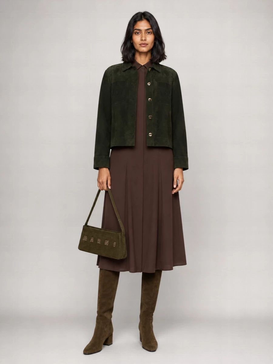 Marni Museo Small Leather Shoulder Bag