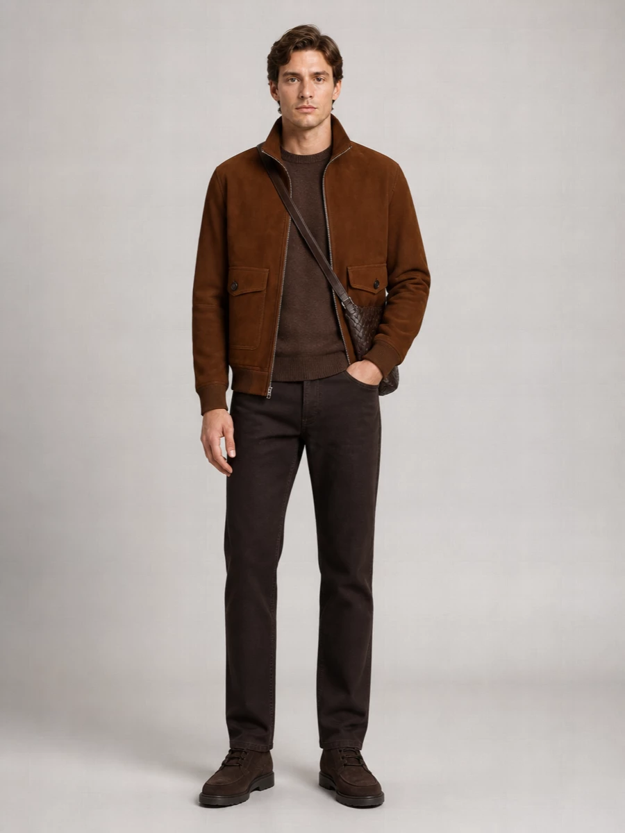 Dondup Shearling Leather Jacket