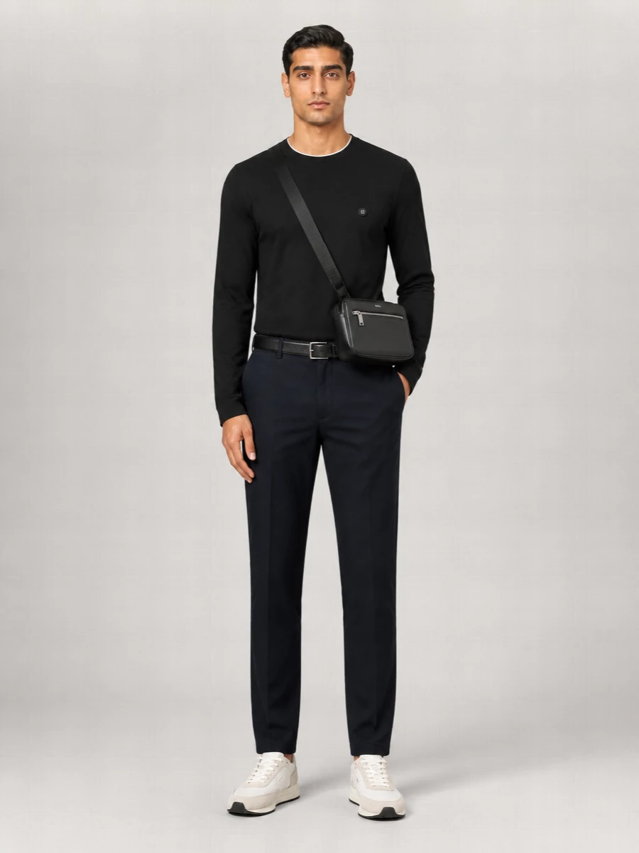 Boss Cotton Long-Sleeve T-Shirt