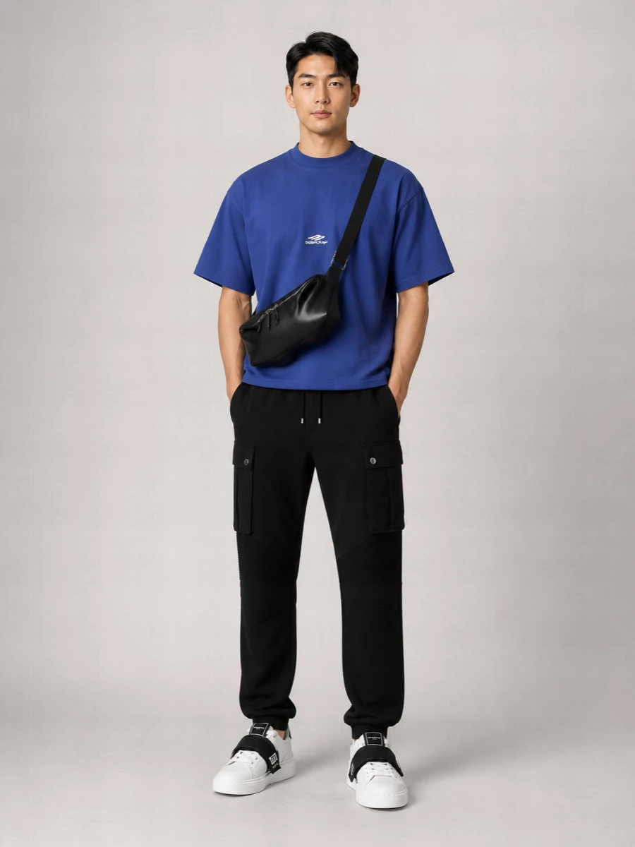 Balmain Leather Low-Top Sneakers