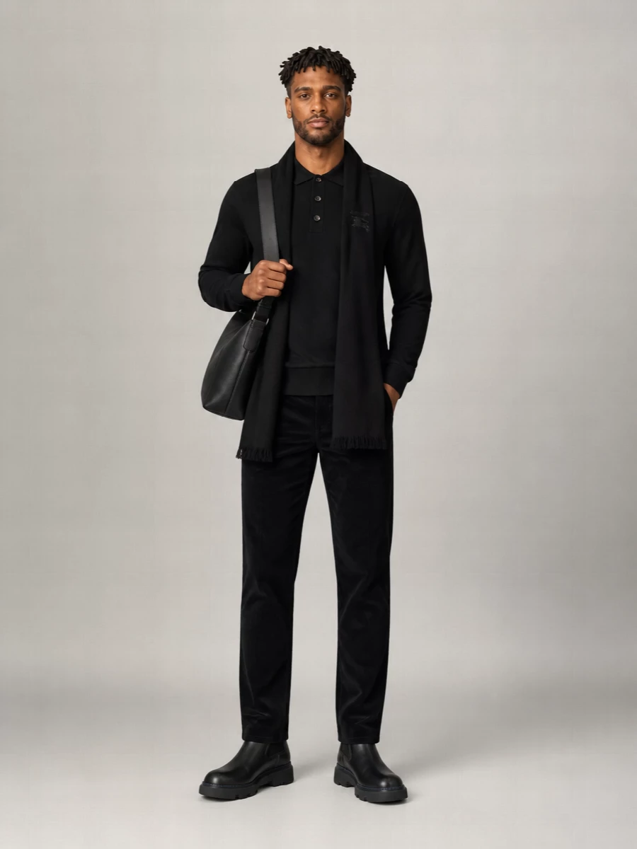 Burberry Wool Polo Shirt
