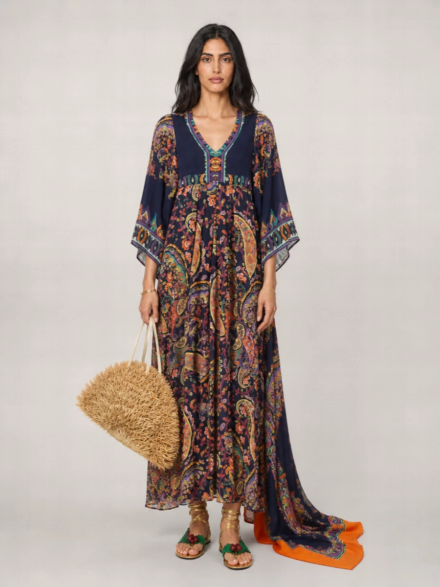 Etro Cashmere Silk Wool Shawl