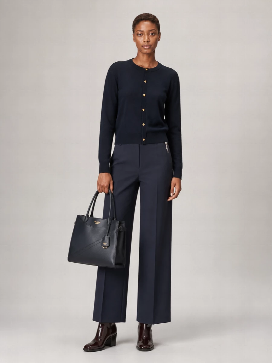 Prada Large Leather Shoulder Bag