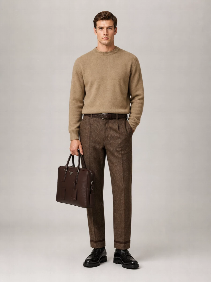Maison Margiela Wool Straight-Leg Trousers