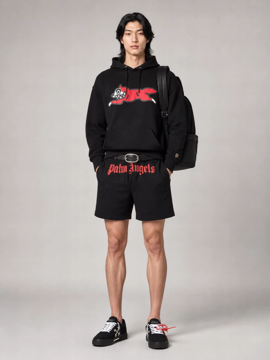 Icecream Cotton Graphic Print Hoodie