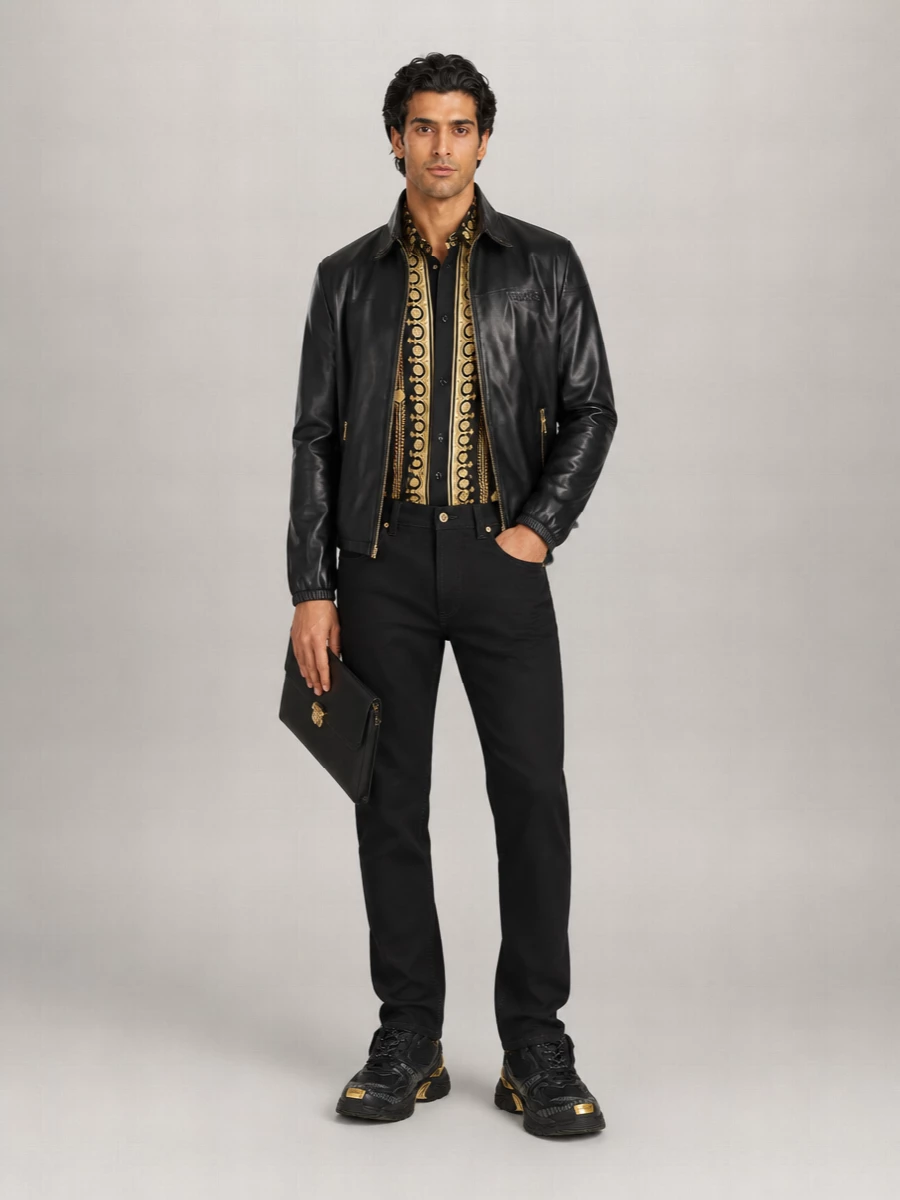 Versace Leather Jacket