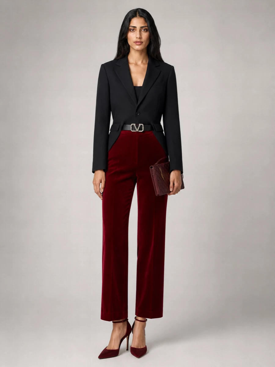 Valentino Garavani Leather Vlogo The Bold Edition Belt