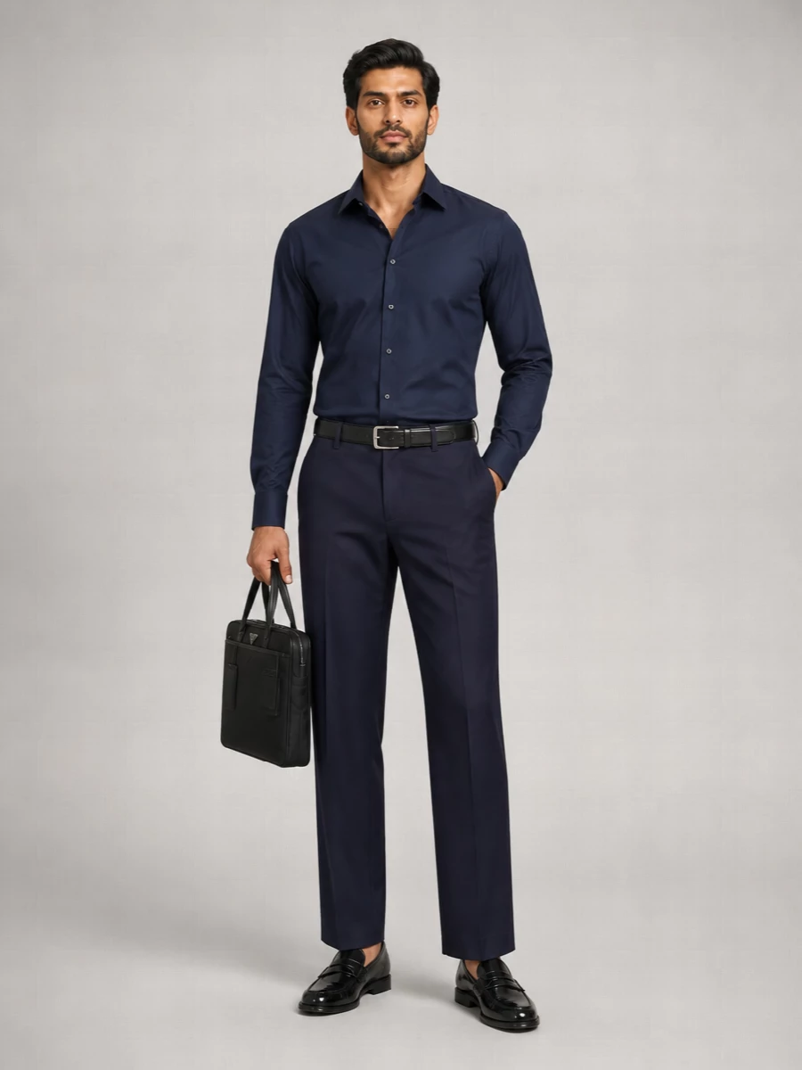 Dolce&Gabbana Virgin Wool Straight-Leg Trousers