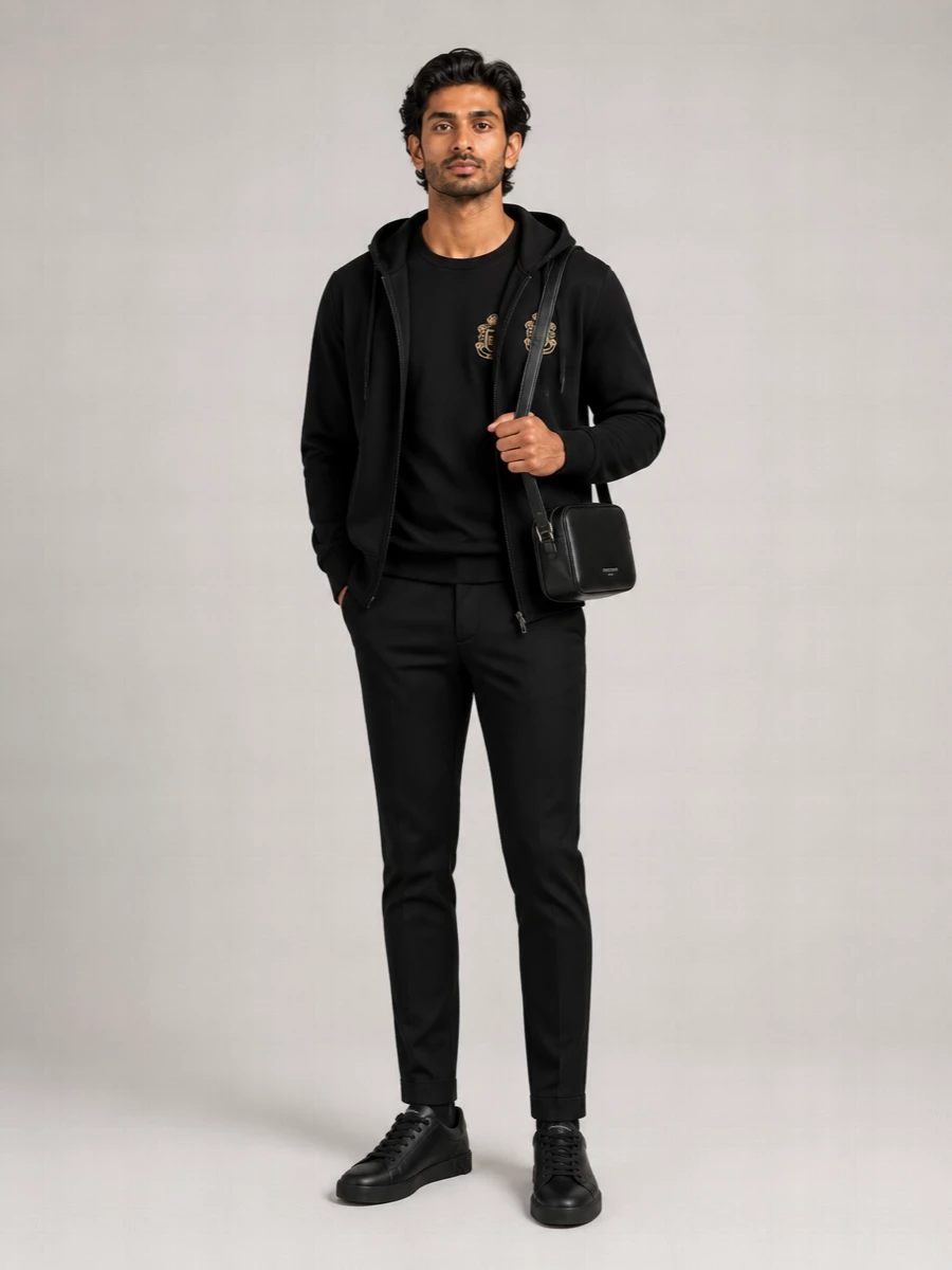 Dolce&Gabbana Cotton Regular-Fit Zip-Up Hoodie