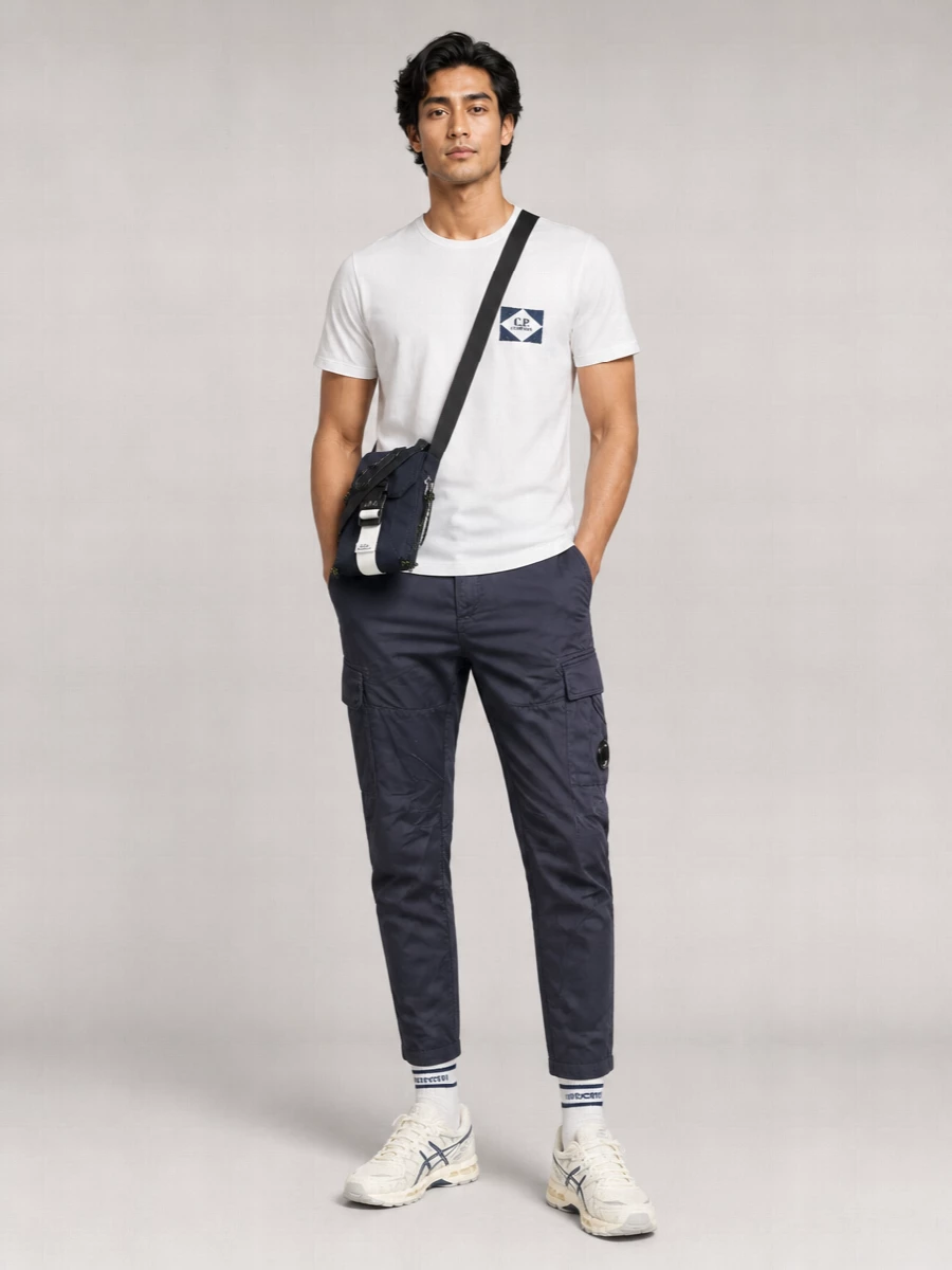 C.p. Company Cotton Regular-Fit Logo-Print T-Shirt