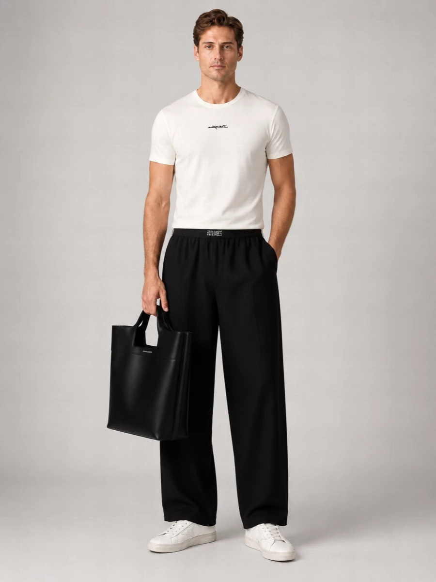 Dolce&Gabbana Cotton Logo Patch Short-Sleeve T-Shirt