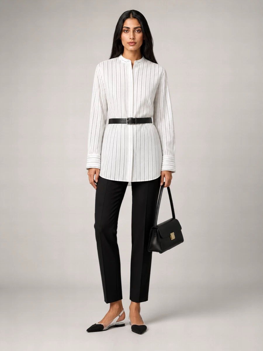 Ami Paris Oversized Cotton Shirt