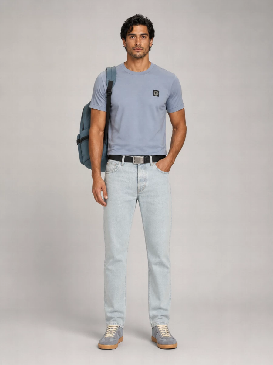 Stone Island Denim Straight-Leg Jeans