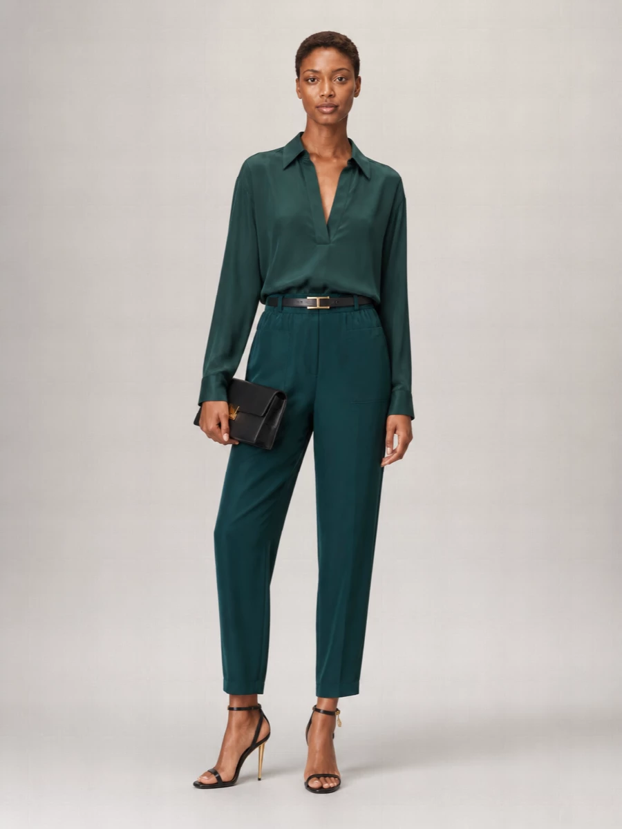Tom Ford Silk Satin Relaxed-Fit Straight-Leg Pajama Pants