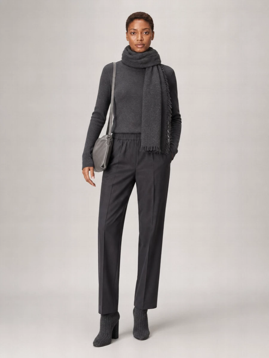 Fabiana Filippi Cashmere Turtleneck Long-Sleeve Sweater