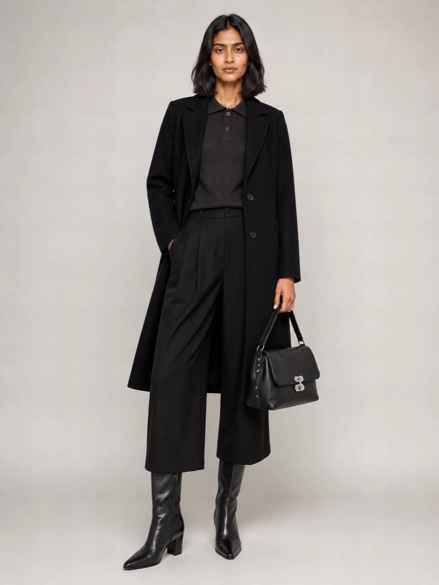 Studio Nicholson Wool Single-Breasted Coat
