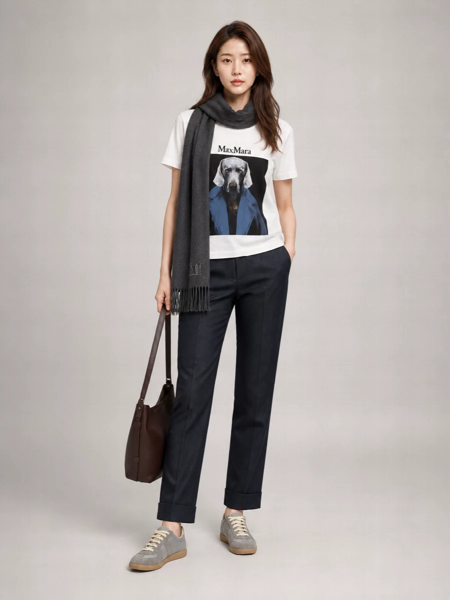 Max Mara printed cotton jersey t-shirt