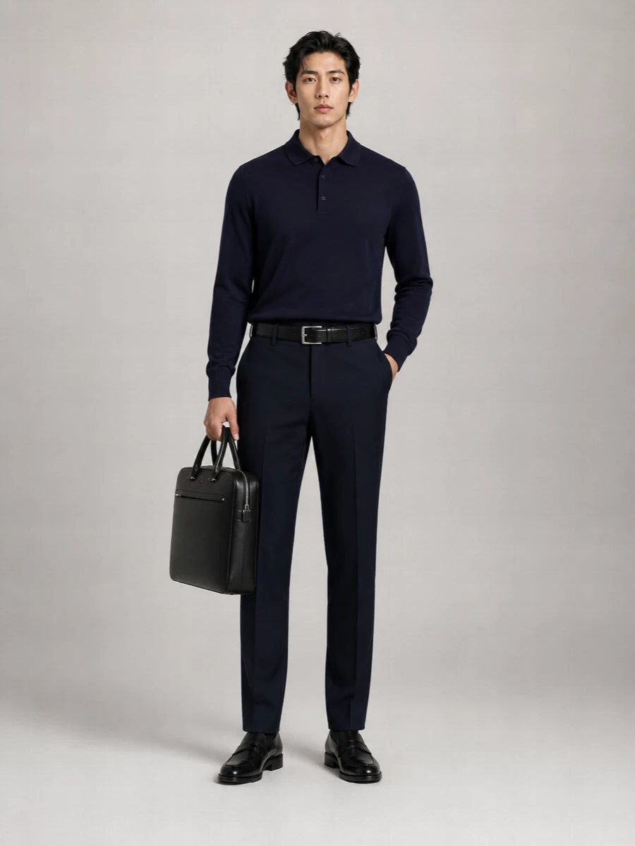 Boss Wool Polo Shirt