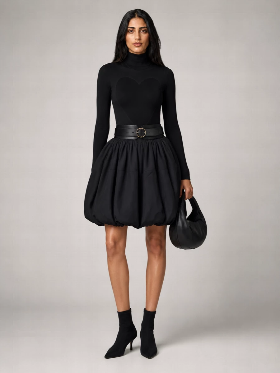 Alaïa Cotton Balloon Mini Skirt