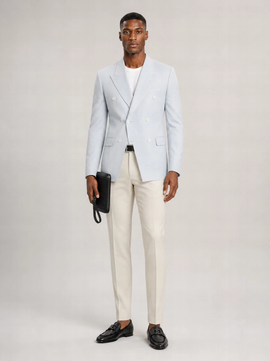 Dolce&Gabbana Silk Double-Breasted Jacket