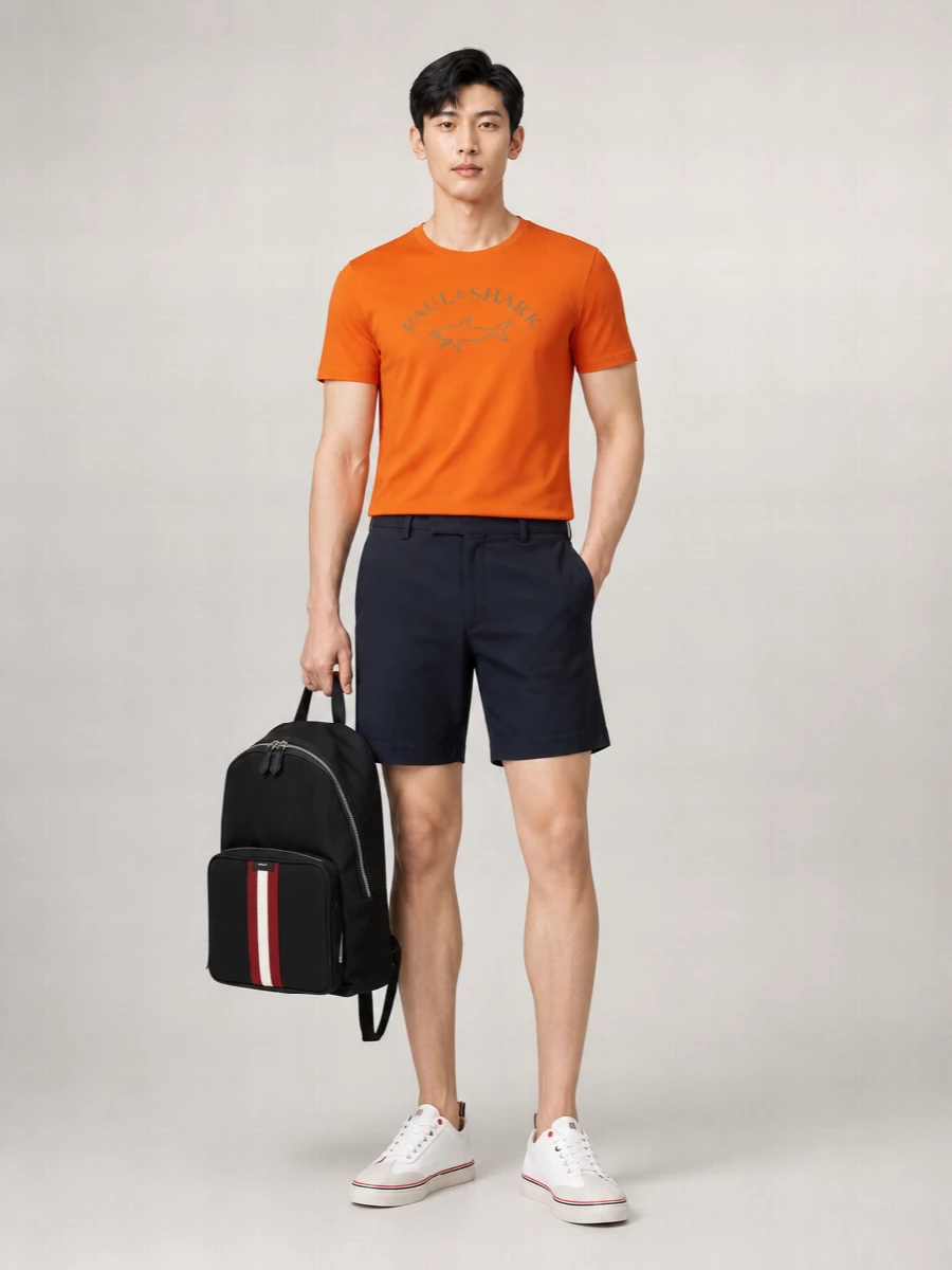 Paul & Shark Ribbed Cotton Crew-Neck T-Shirt
