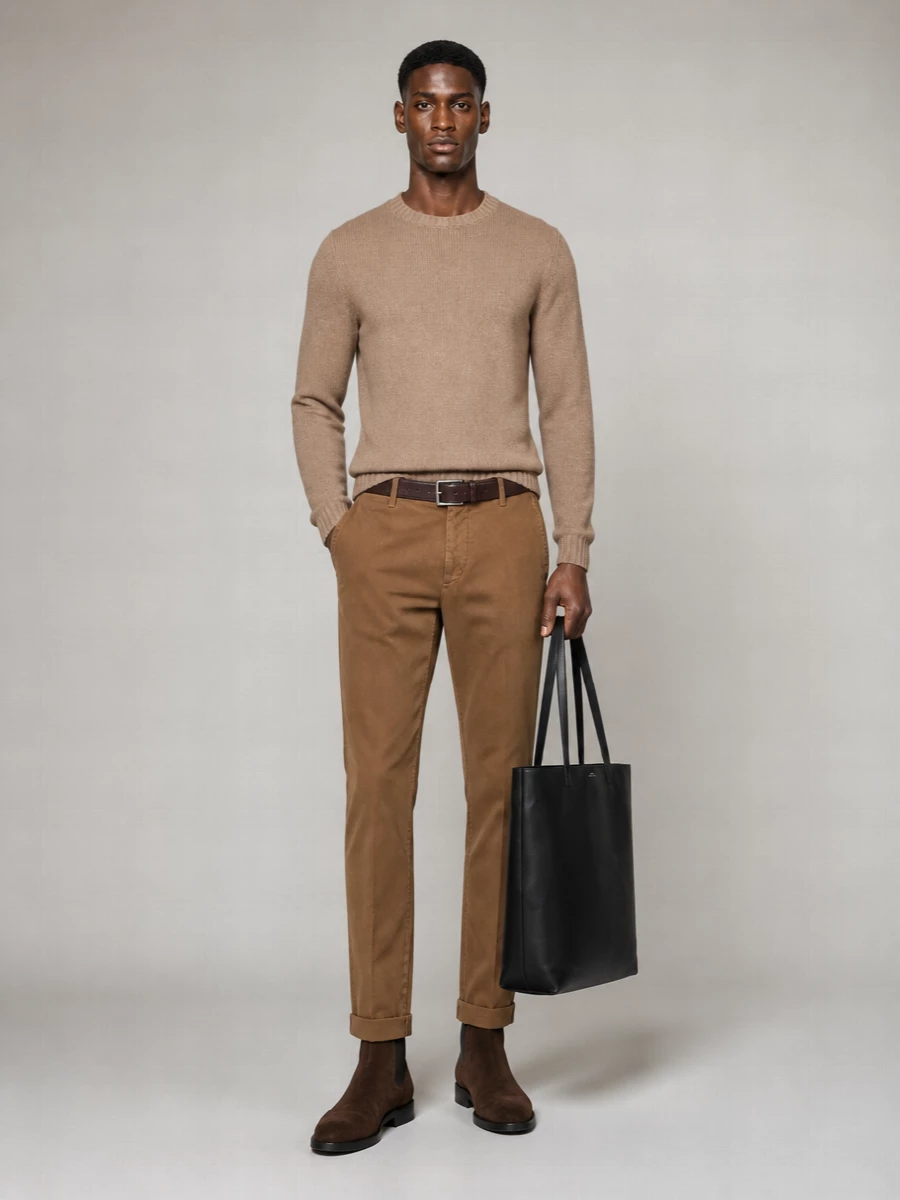 Dondup Regular-Fit Straight-Leg Trousers