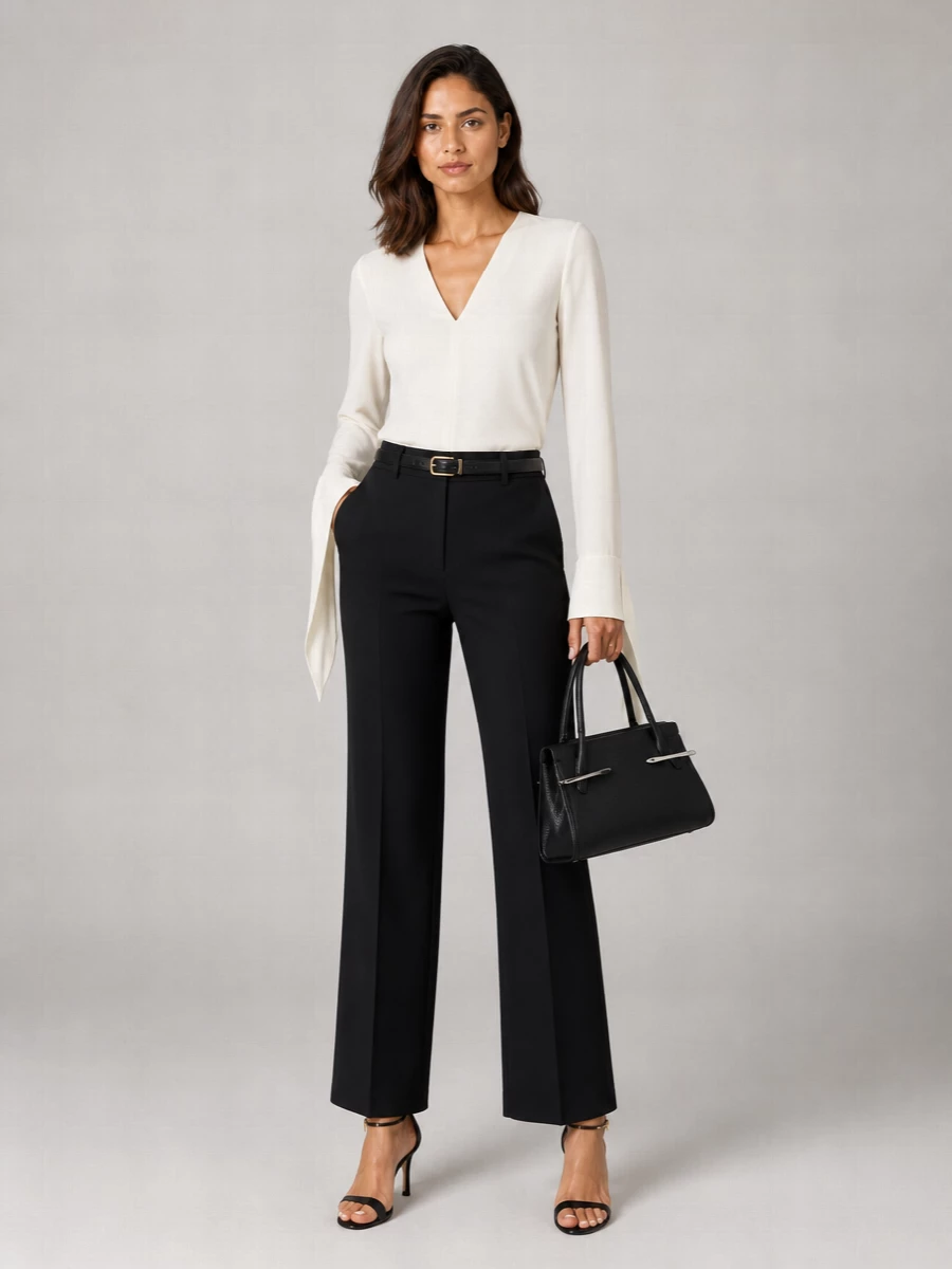 Givenchy Wool Flared Trousers