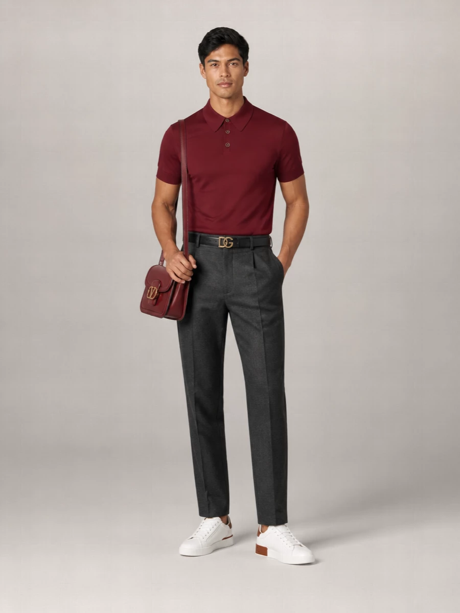 Dolce&Gabbana Silk Polo Shirt