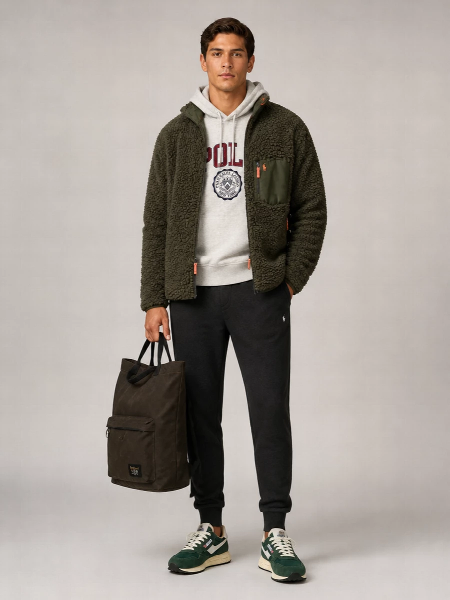 Autry Leather And Nylon Low-Top Sneakers