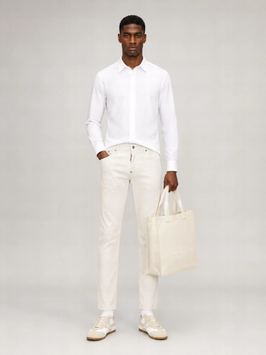 Dries Van Noten Leather Low-Top Sneakers