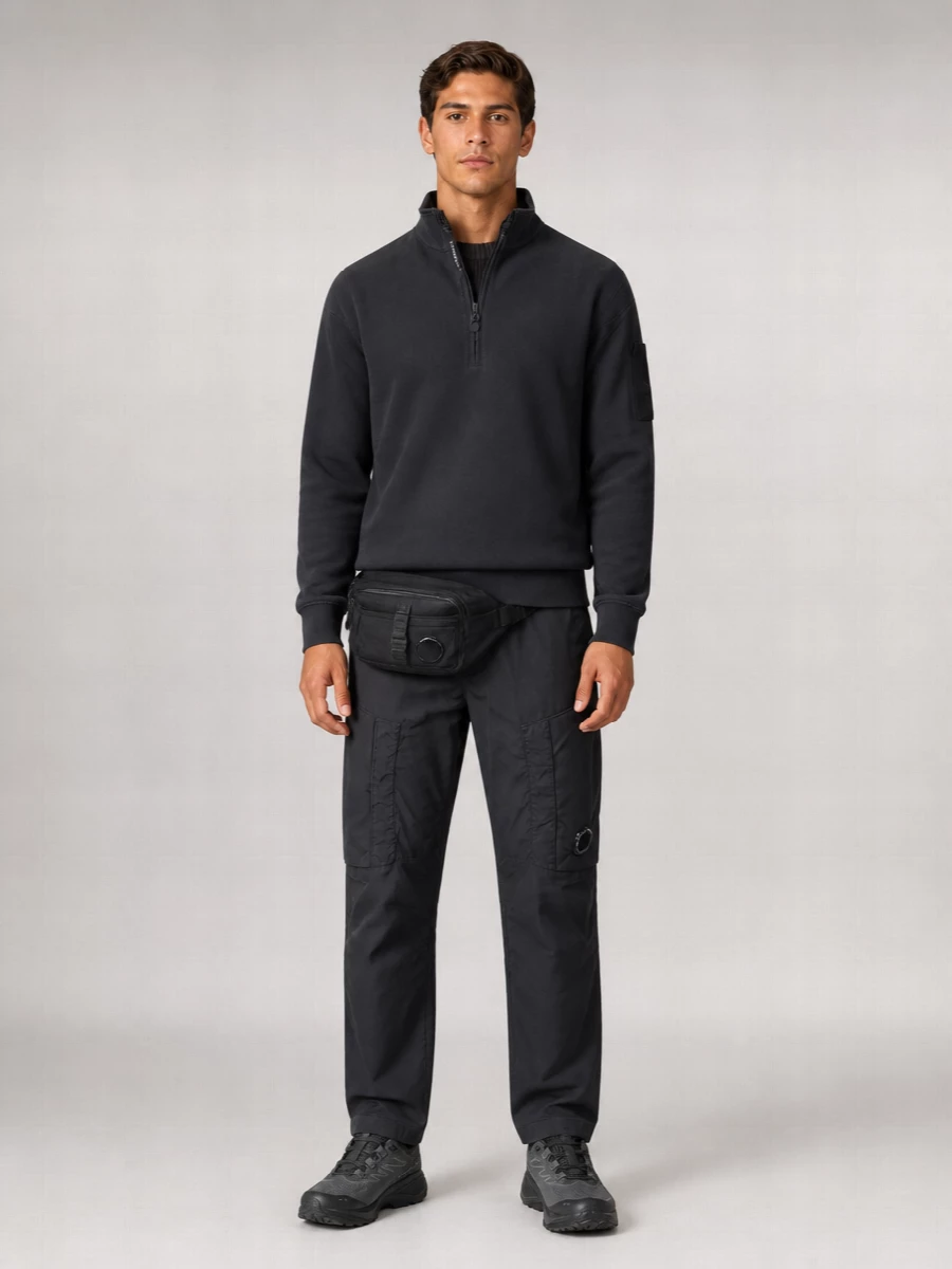 C.p. Company Half-Zip Cotton Sweatshirt