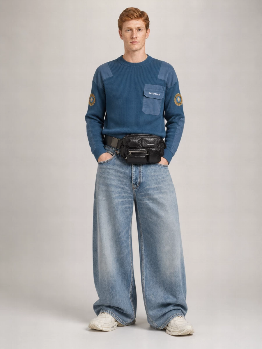 Balenciaga Baggy Denim Jeans