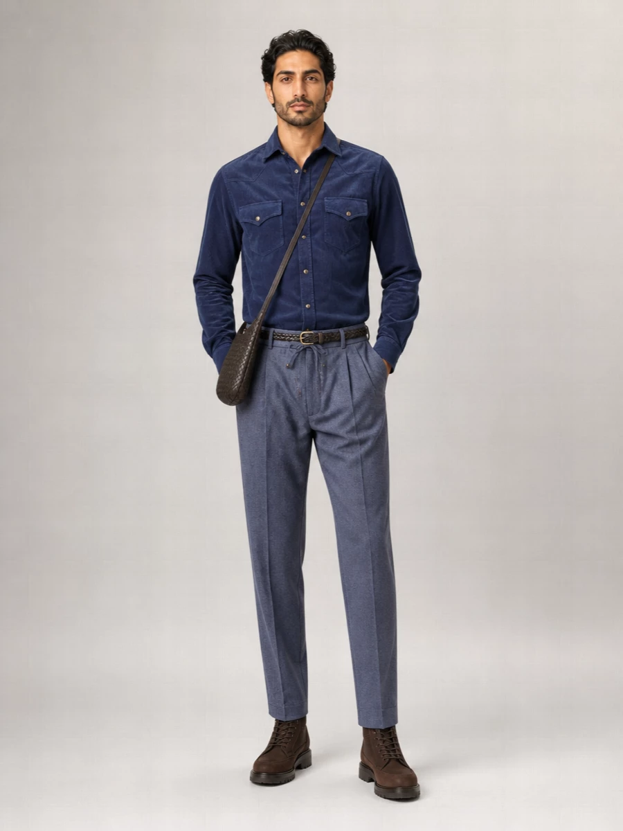 Brunello Cucinelli Leather Woven Belt