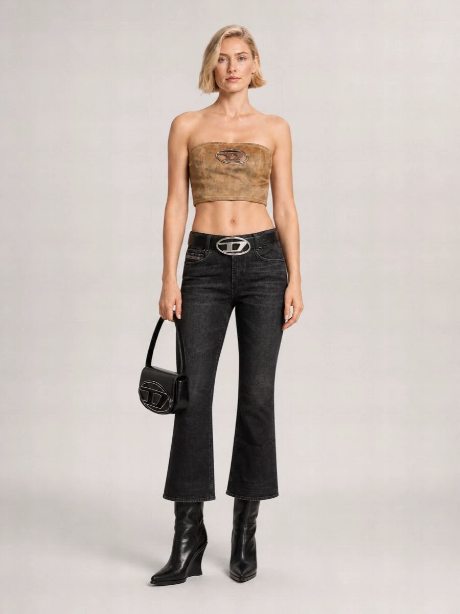 Diesel 1Dr Leather Shoulder Bag