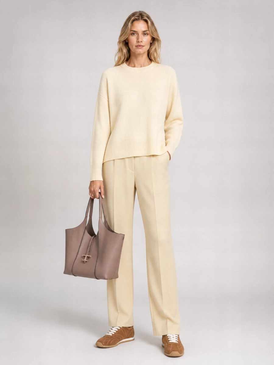 Totême Suede Paneled Low-Top Sneakers