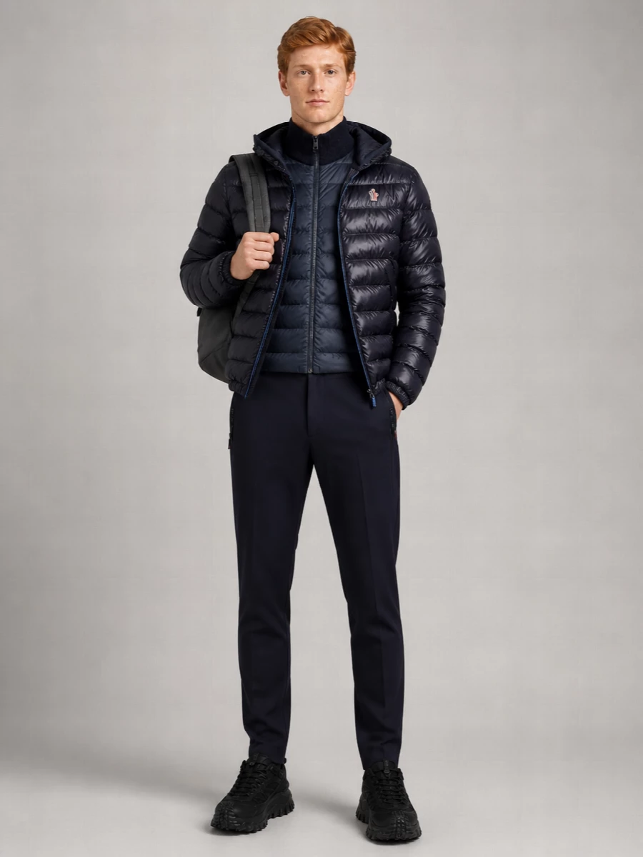 Moncler Grenoble Down Reversible Hooded Puffer Jacket