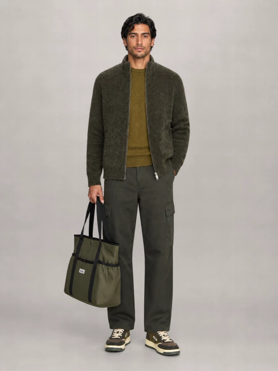 Carhartt Wip Ribbed High Neck Knit Jacket