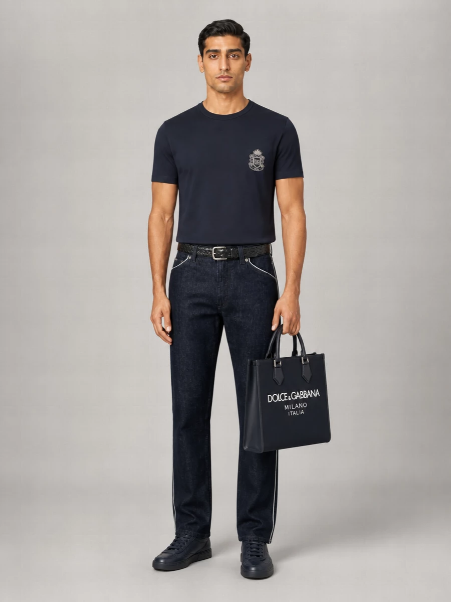 Dolce&Gabbana Cotton Regular-Fit Short-Sleeve Crew-Neck T-Shirt