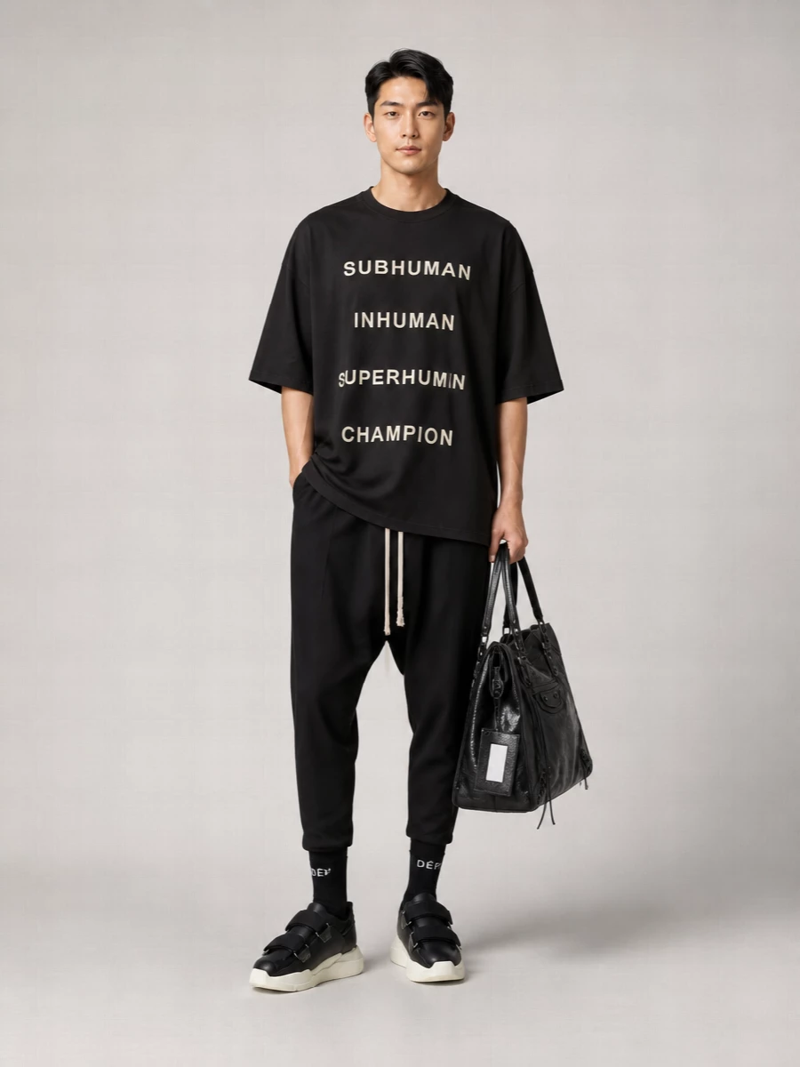 Rick Owens Cotton Tommy T-Shirt