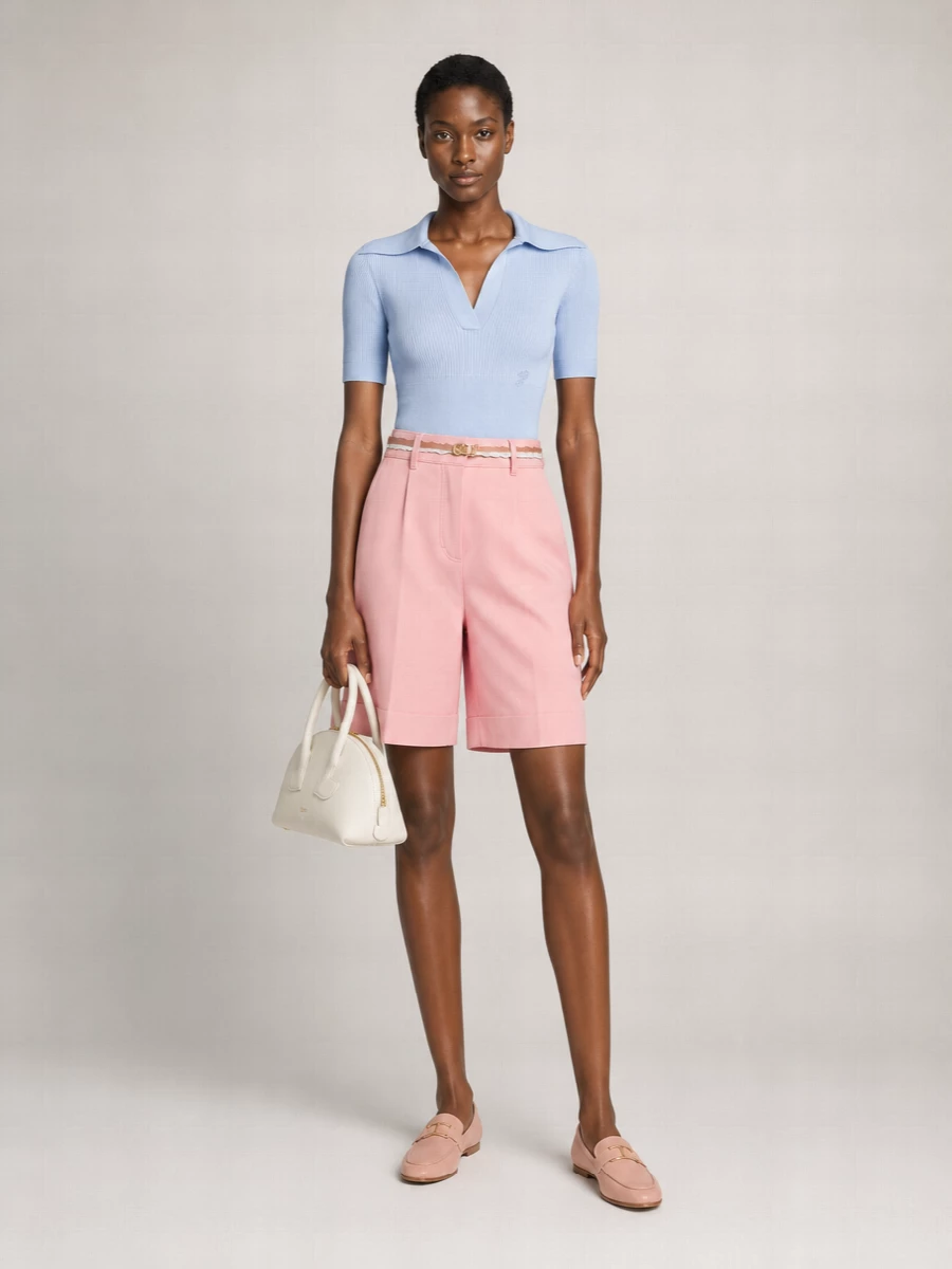 Patou Cotton Bermuda Shorts