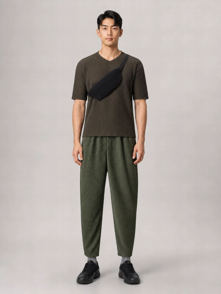 Homme Plisse Issey Miyake straight-leg trousers