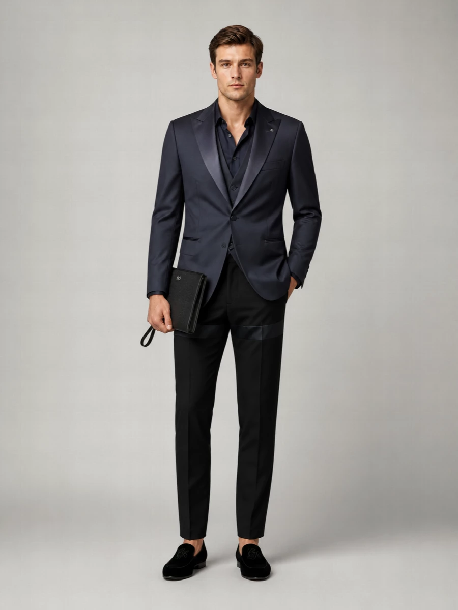 Giorgio Armani Velvet Loafers