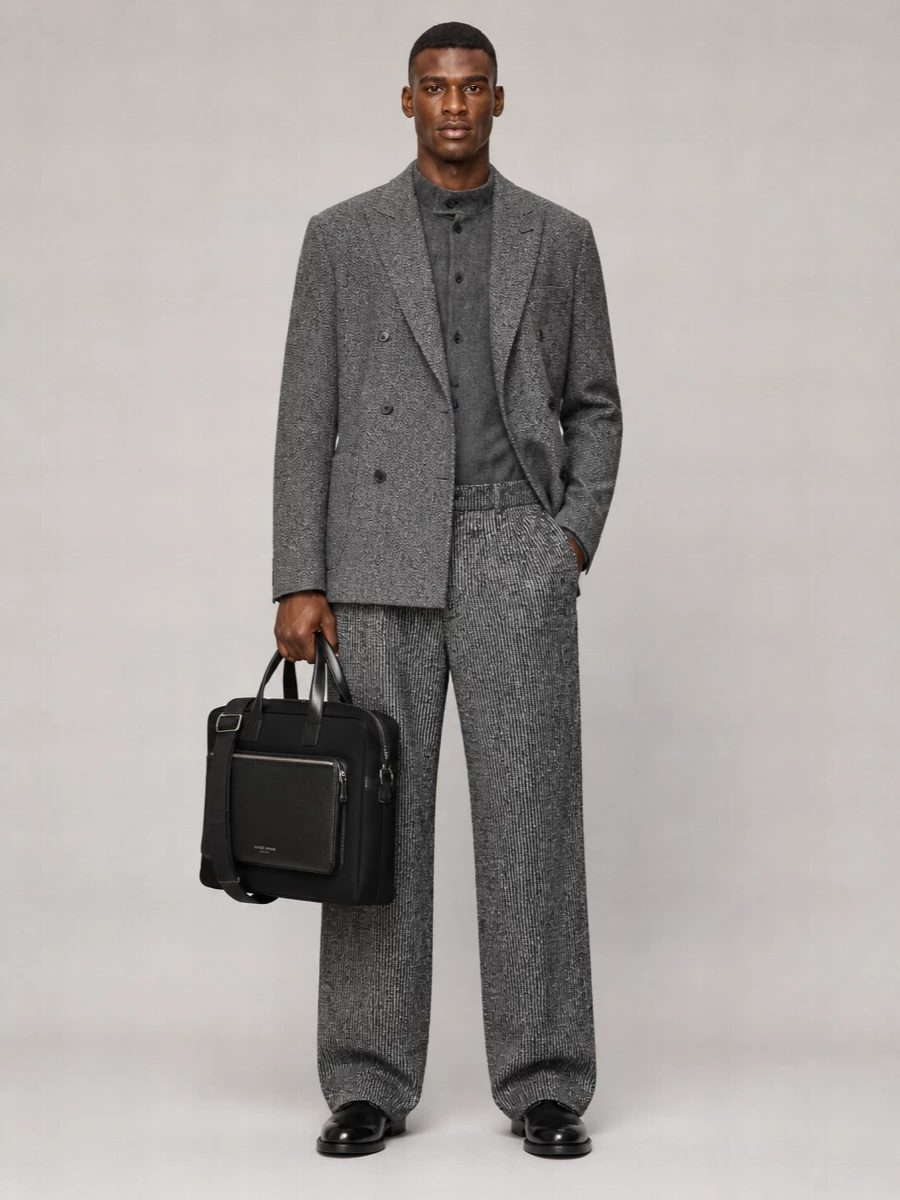 Emporio Armani Double-Breasted Wool Coat