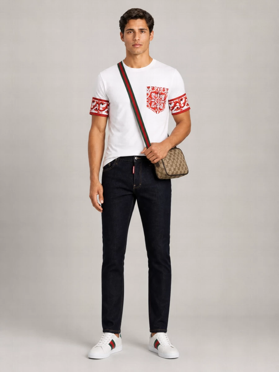 Gucci Canvas Mini Shoulder Bag