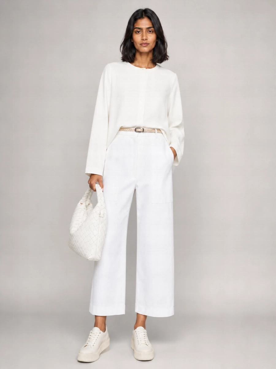 Jil Sander Canvas Low-Top Sneakers
