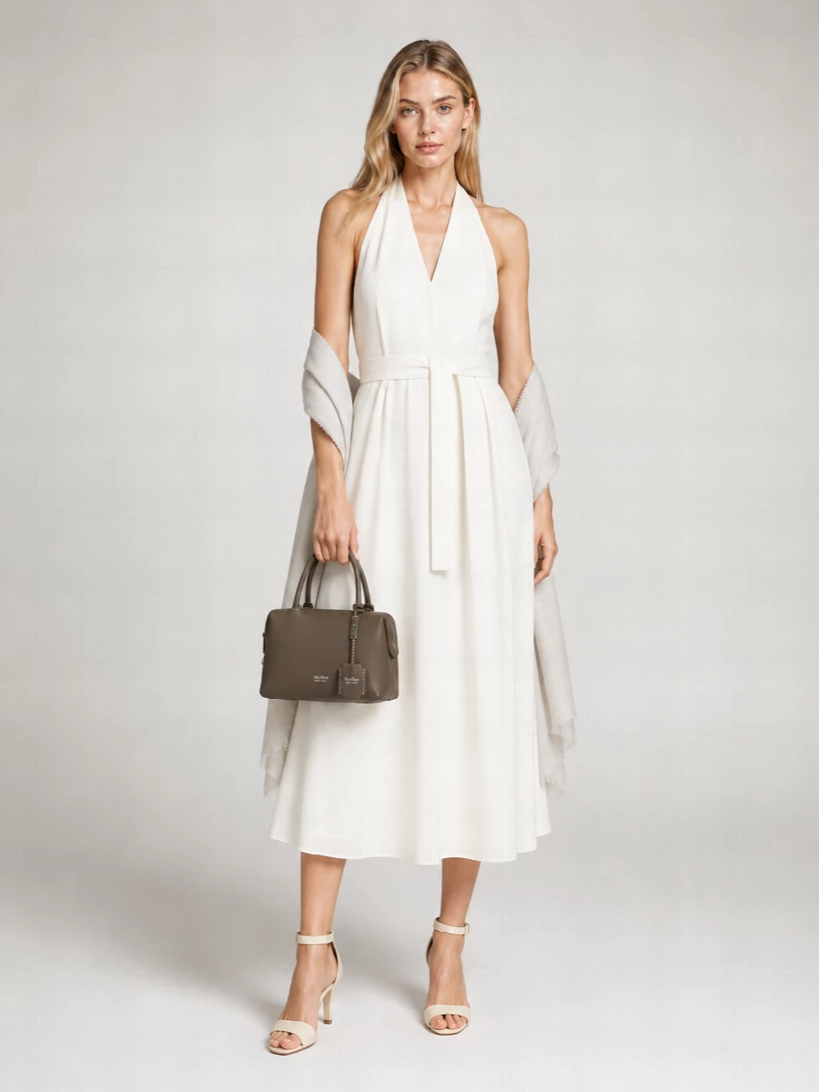 Max Mara Denim Midi Dress