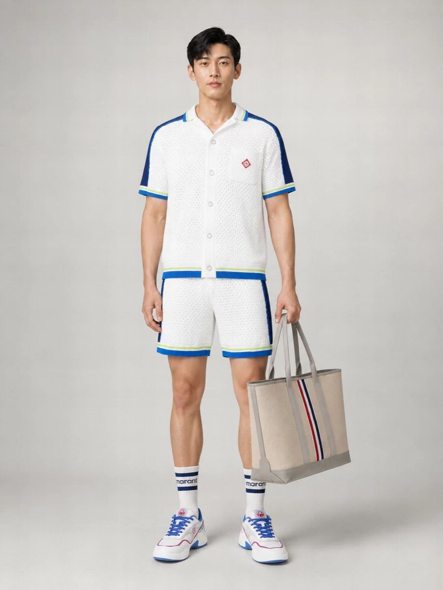 Casablanca Cotton Chino Shorts